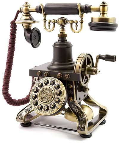 Old-fashioned telephone