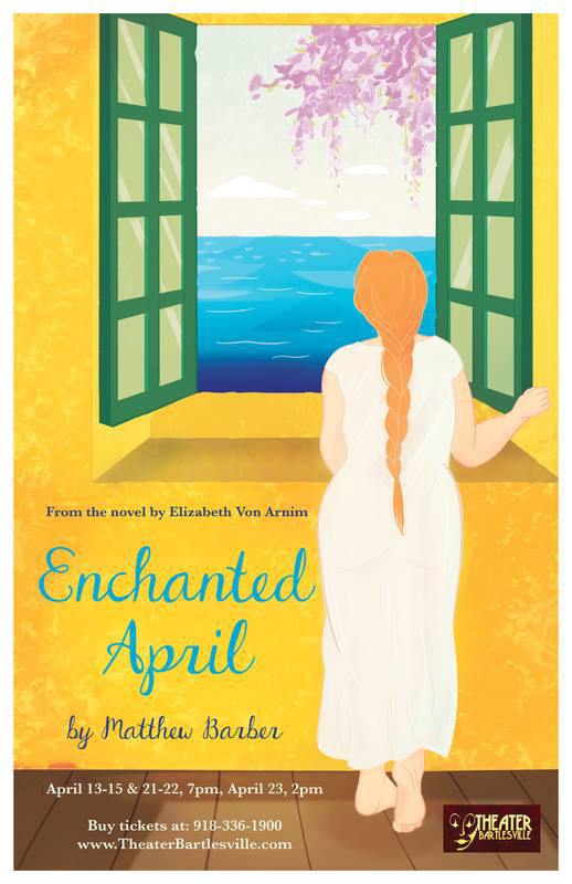 Enchanted April auditions will be held Sunday, January 15